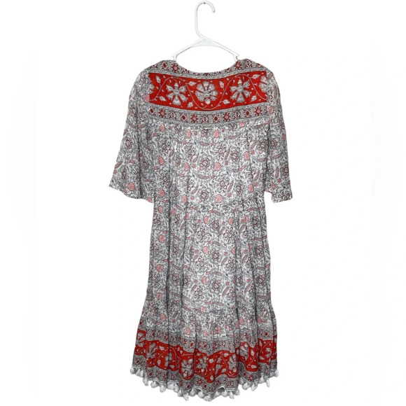 Sundance All At Sea Dress Boho Size XS Red/White/Black Beach Summer - Picture 8 of 12